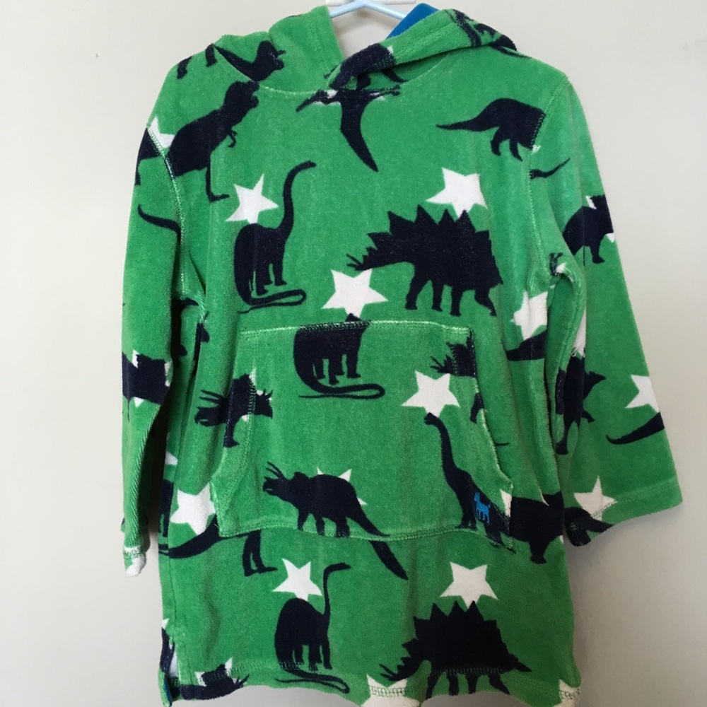 Mini Boden Toweling Hoodie-Toddler